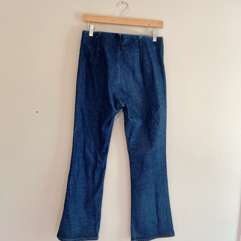 AG Women’s Medium Blue Denim Jeans Size M flare - Picture 5 of 5